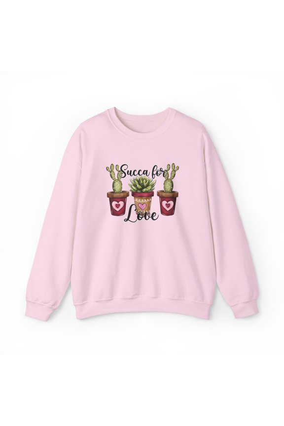 Cactus Valentine Sweatshirt, Funny Succulent Sweater