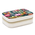 thumbnail image 1 of Cactus Velvet Portable Jewelry Organizer with Removable Compartment – Necklace Holder, Earring Organizer, and Jewelry Boxes - Gift, 1 of 7