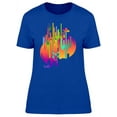 thumbnail image 1 of Cactus With Abstract Drawing T-Shirt Women -Image by Shutterstock, Female Large, 1 of 2
