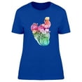 thumbnail image 1 of Cactus With Cool Gradient Colors T-Shirt Women -Image by Shutterstock, Female XX-Large, 1 of 2