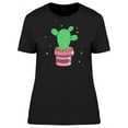 thumbnail image 1 of Cactus With Ethnic Pot T-Shirt Women -Image by Shutterstock, Female Small, 1 of 2