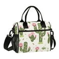 thumbnail image 1 of Cactus and Pink Flowers Cooler Bag Lunch Bag Soft Cooler Cooling Tote Insulated Lunch Box for Adult Men Women, 1 of 6