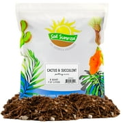 Cactus and Succulent Potting Mix 8 Quarts, Special Blend--Fast Draining and Desert-Style Gritty