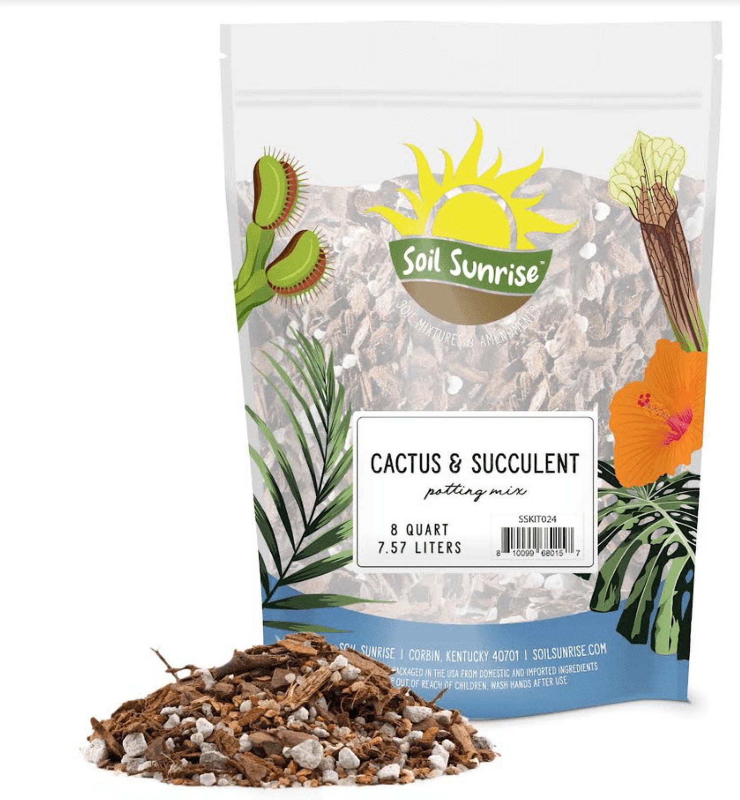 Cactus and Succulent Potting Mix (8 Quarts), Special BlendFast Draining and DesertStyle