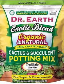 Cactus and Succulent Potting Mix 8 dry qt - Walmart.com