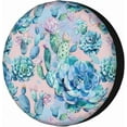 thumbnail image 1 of Cactus and Succulent Spare Tire Cover Dust-Proof Wheel Tire Cover Fit Trailer, RV, SUV and Many Vehicle, 1 of 8