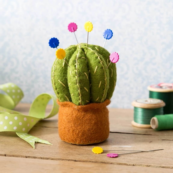 Wizardi Felt Craft Kit - Cactus MKCCT1F Corinne Lapierre