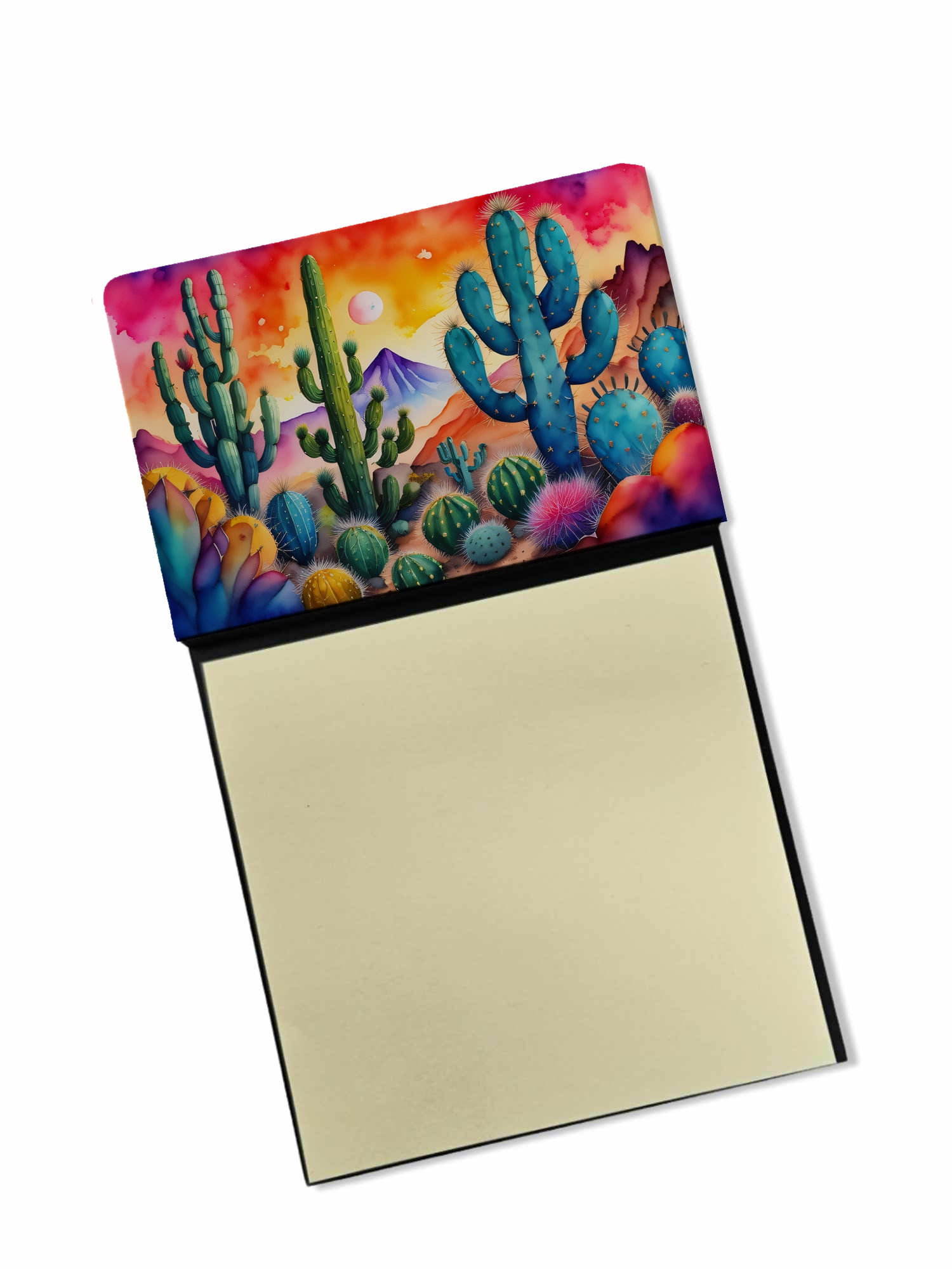 Cactus in Color Sticky Note Holder 3.25 in x 5.25 in