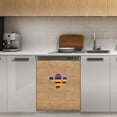 thumbnail image 1 of Cactus linen background Dishwasher Magnet Cover Decorative Sticker for Home Cabinet Kitchen 23" x26", 1 of 5