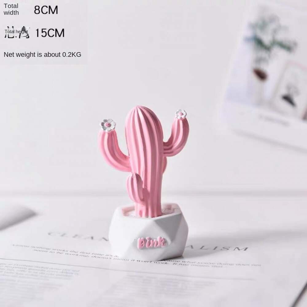Cactus simulation Home knickknacks Girl Heart Interior knickknacks