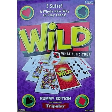 Cadaco Wild: What Suits You? Card Poker Dice Rummy Game