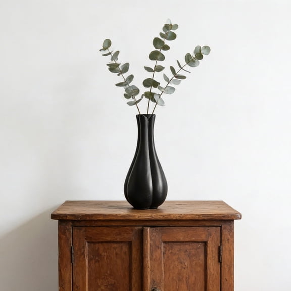 Cadancy Bud Vase for Single Flower Display, Small Plastic Vases for Home Decor, Modern Minimalist Vessel Decorative Bottle Window Sill Desk Shelf Table Centerpiece Decorations