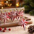thumbnail image 1 of Cadancy Christmas Ornaments Tree Hanging Stars Baubles Holiday Decoration Shatterproof Balls Pendant Festive Party Supplies Seasonal Home Indoor Mantel Fireplace Window Decor, 1 of 7