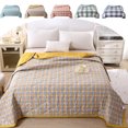 thumbnail image 1 of Cadancy Comforter Washed Cotton Summer Quilt Air Conditioner Blanket Machine Washable Lightweight Bedspread Coverlet for Twin Full Queen King Size Bedding, 1 of 7
