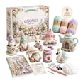 thumbnail image 1 of Cadancy Crochet Kit Gnomes 9 Piece Beginner DIY Amigurumi Tea Party Yarn Hook Pattern Guided Instruction Home Craft Gift for Adults Teens Supplies Holiday Christmas Stocking Stuffers, 1 of 6