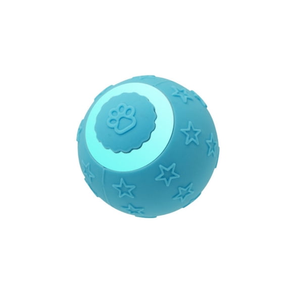 Cadancy Dog Chew Toys Ball Interactive Pet Toy for Chewers Durable Rubber Squeaky Ball for Dogs Cats Puppy Kitten Teething Training Fetching Bouncing Exercise Entertainment