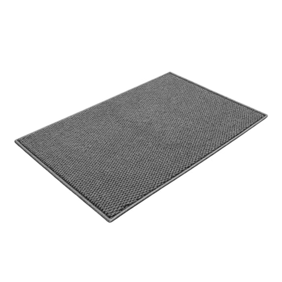 Cadancy Doormat Woven Texture Non Slip Backing Entryway Rug for Front Door Mudroom Patio Low Profile Absorbent Floor Mat Machine Washable Home Kitchen Accent Carpet Pad