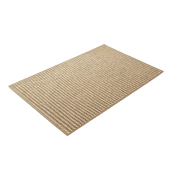Cadancy Doormat Woven Texture Non Slip Backing Entryway Rug for Front Door Mudroom Patio Low Profile Absorbent Floor Mat Machine Washable Home Kitchen Accent Carpet Pad