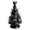 thumbnail image 1 of Cadancy Halloween Decorations Ceramic LED Light Up Cat Tree Ornament for Mantel Shelf Table Centrepiece Decor Spooky Seasonal Home Decor Night Light Holiday Gift, 1 of 8