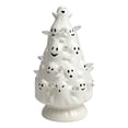 thumbnail image 1 of Cadancy Halloween Decorations Ceramic LED Light Up Ghost Tree Ornament for Mantel Shelf Table Centrepiece Decor Spooky Seasonal Home Decor Night Light Holiday Gift, 1 of 8