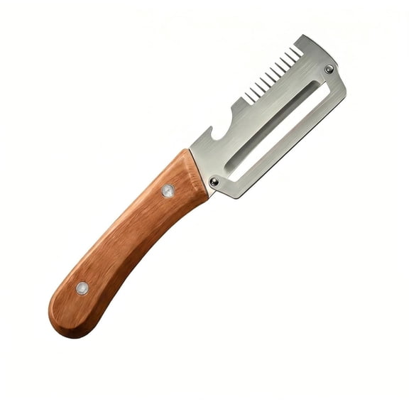 Cadancy Kitchen Gadgets Vegetable Peeler Green Onion Shredder Multi Functional Stainless Steel Slicer Cutter Grater Cooking Tools Fruit Potato Carrot Peeling Knife Handle