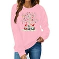 thumbnail image 1 of Cadancy Long Sleeve Christmas Shirts for Women Xmas Light Cute Graphic Funny Pullover Tops Crew Neck Long Sleeve Loose Winter Sweatshirts Holiday Festival Outfits 2025, 1 of 5