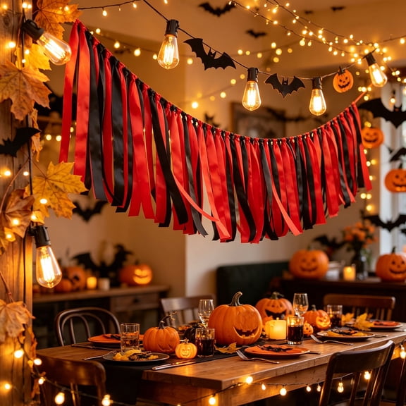 Cadancy Party Banner Decoration Ribbon Pull Flag Hanging Garland Bunting Streamer Festive Backdrop Photo Booth Prop Birthday Wedding Holiday Event Supplies Ceiling Wall Door Window Decor