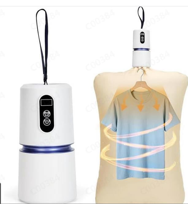 Cadancy Portable Clothes Dryer Mini Electric Drying Machine Compact Travel Garment Dryer with Timer for Baby Clothes Underwear Socks Dormitory Hotel Camping