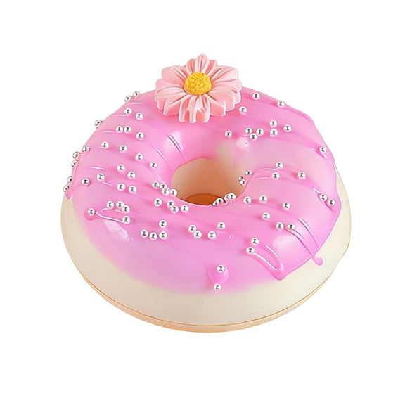 Cadancy Squishies Donut Stress Relief Sensory Slow Rising Food Shape for Anxiety Relief, Soft Squeezable Decorative Novelty Gift Party Favor