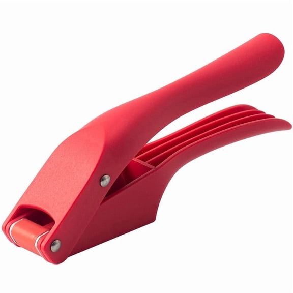 Cadancy Stainless Steel Garlic Press Mincer Crusher Manual Squeezer Chopper Kitchen Tool with Ergonomic Handle Easy Clean Dishwasher Safe Cooking Utensil Kitchen Gadgets