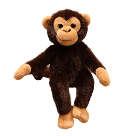 Cadancy Stuffed Animals Monkey Plush Toy Soft Cuddly Throw Pillow Fluffy Hugging Cushion for Boys Girls Bedroom Sofa Couch Decorative Stuffed Creature Birthday Holiday Gift