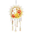thumbnail image 1 of Clearance! Suncatcher Window Hanging Ornament Floral Butterfly Acrylic Wind Chime with Crystal Pendant for Home Bedroom Living Room Window Garden Boho Wall Art Decor, 1 of 7
