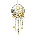 thumbnail image 1 of Clearance! Suncatcher Window Hanging Ornament Floral Hummingbird Acrylic Wind Chime with Crystal Pendant for Home Bedroom Living Room Window Garden Boho Wall Art Decor, 1 of 7