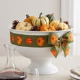 thumbnail image 1 of Cadancy Thanksgiving Ribbon 15ft Pumpkin Pattern Fabric Ribbon Wired Edge for Gift Wrapping Crafts Bow Making Wreath Seasonal Handmade Project Fall Decor, 1 of 6