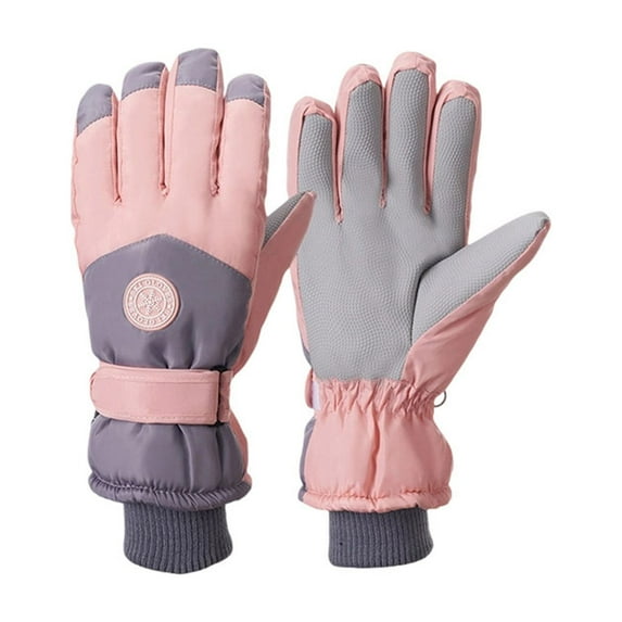 Cadancy Womens Winter Gloves Waterproof Insulated Warm Touch Screen Adjustable Cuffs Ski Glove for Cold Weather Outdoor Sport Skiing Snowboarding Cycling Hiking Climbing