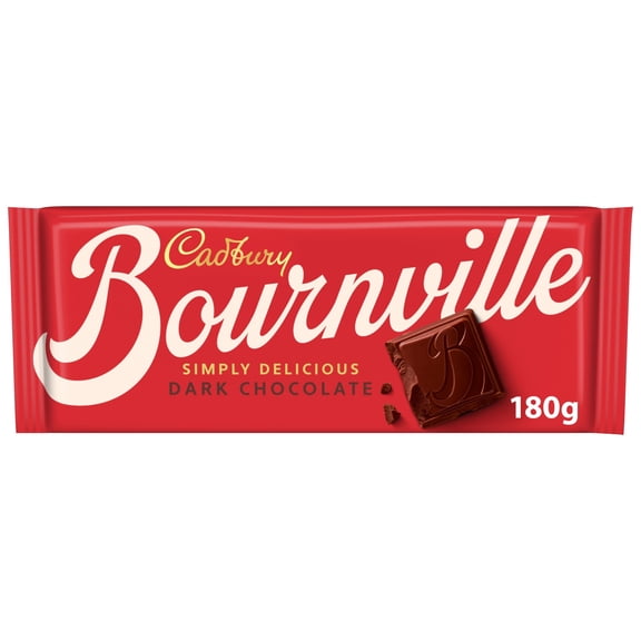 Cadbury Bournville Classic Dark Chocolate 180g, Imported from Britain