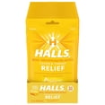 thumbnail image 1 of Halls Honey Lemon Cough Drops - with Menthol - 360 Drops (12 bags of 30 drops), 1 of 13