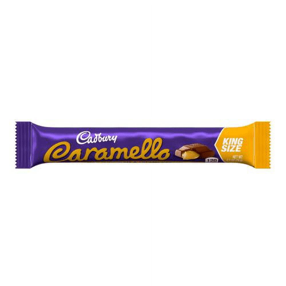 Cadbury Caramello, Milk Chocolate and Caramel King Size Candy Bar, 2.7