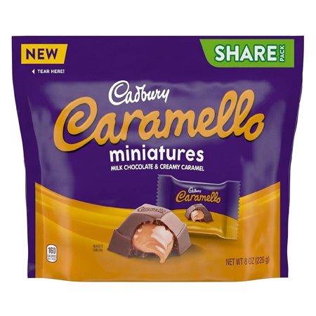 Cadbury Caramellow Milk Chocolate Creamy Caramel Minis8.0oz