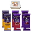 thumbnail image 1 of Cadbury Chocolate Candy Bar Variety Box 6-Count Full Size Bars By CANDY CABIN CARMELLO-FRUIT & NUT- MILK, 1 of 2