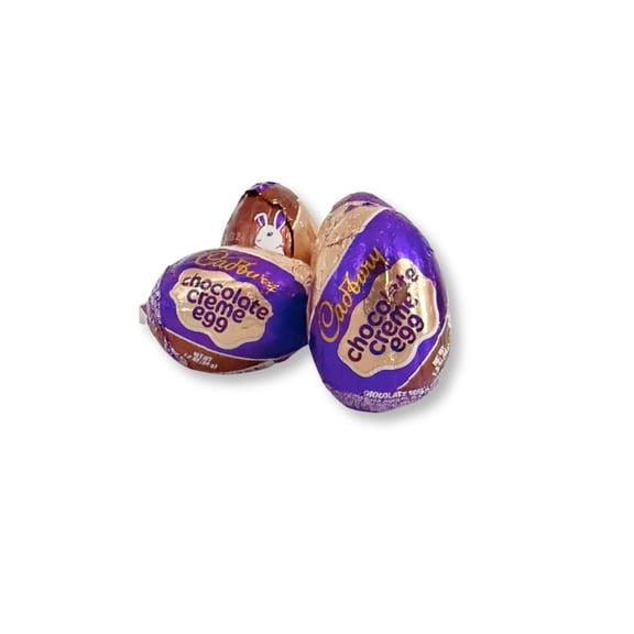 Cadbury Chocolate Creme Eggs Milk Chocolate Candy  1.2 oz Each  Bulk Value Pack