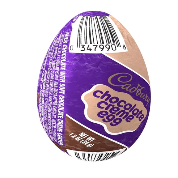 Cadbury Chocolate Creme Egg Easter Candy - 1.2 oz- Pack of 2