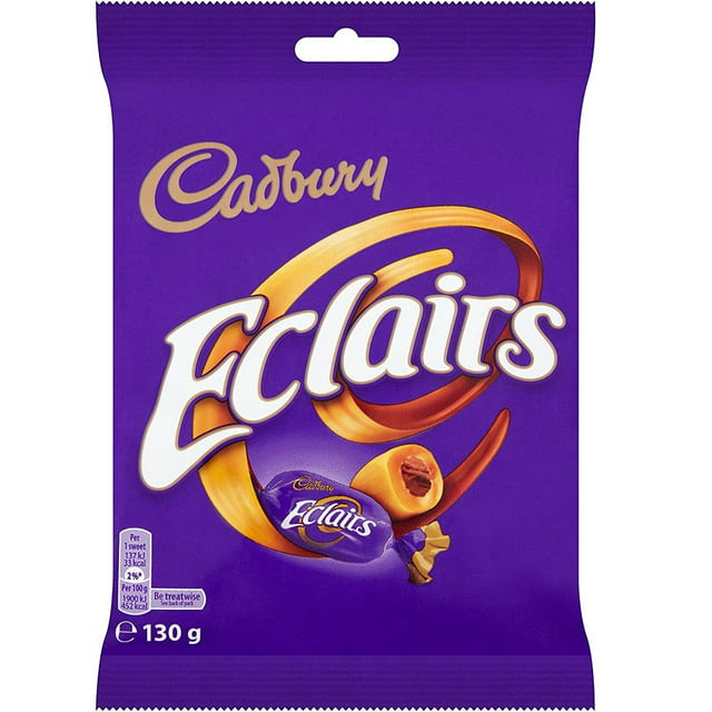 Cadbury Classic Eclairs Chocolate 130g Bag (Pack of 6)