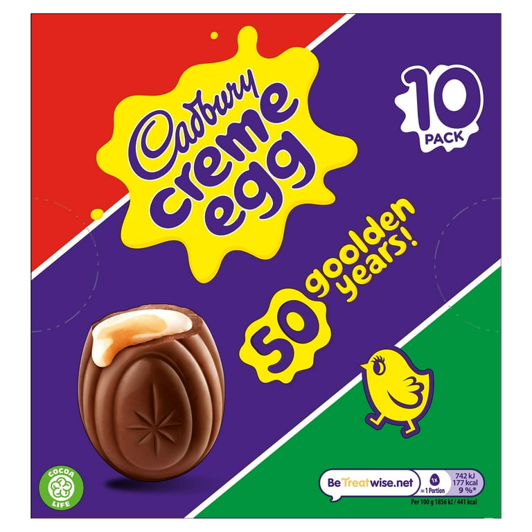 Cadbury Creme Eggs Chocolate 10Pk 400G