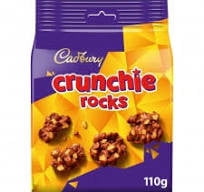 Crumnchie Rocks Cadbury Crunchie Rocks Chocolate Bag 100G, Imported from Britain ...
