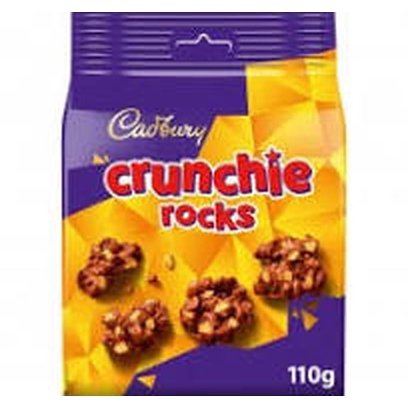 Cadbury Crunchie Rocks Chocolate Bag 100G, Imported from Britain