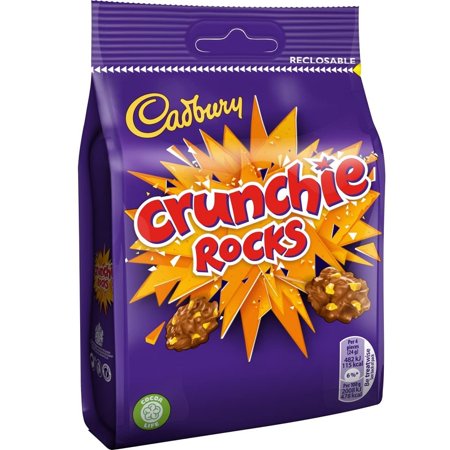 Cadbury Crunchie Rocks Bag 110g (Pack of 5)