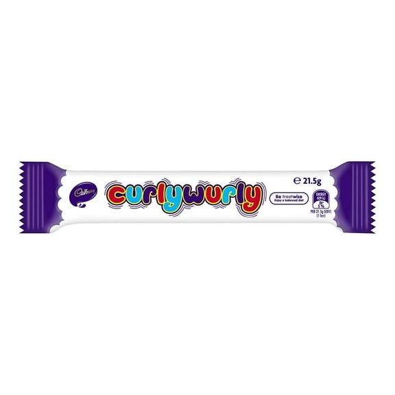 Cadbury Curly Wurly British BCF26 Chocolate Bar 26g x 10 bar