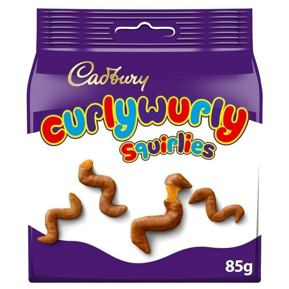 Cadbury Curly Wurly Squirlies Chocolate Bag 85g (Pack of 6)