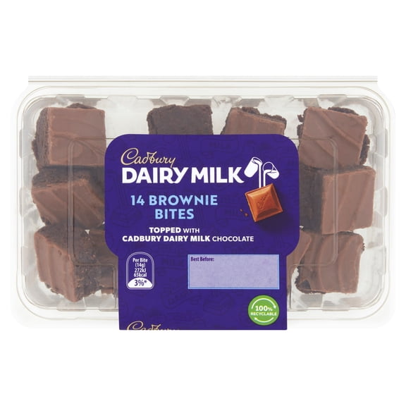Cadbury Dairy Milk Brownie Bites 14, Imported from Britain